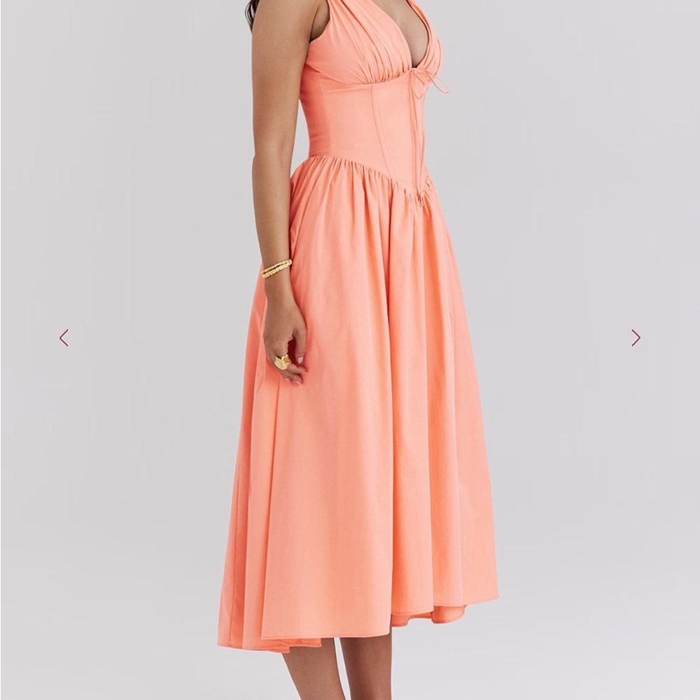 EMMELINA Sorbet Cotton Corset Sundress - Picture 5 of 6